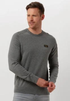 grijze pme legend trui r-neck american classic knit