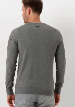 grijze pme legend trui r-neck american classic knit