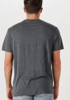 grijze pme legend t-shirt short sleeve r-neck linen jersey