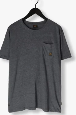 grijze pme legend t-shirt short sleeve r-neck linen jersey
