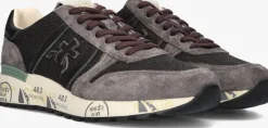 grijze premiata lage sneakers lander