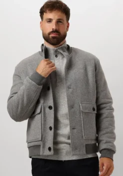 grijze profuomo jack outerw bmbr knit jack