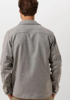 grijze profuomo overshirt overshirt check