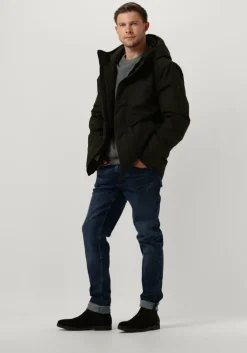 grijze profuomo trui pullover crew neck