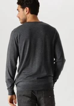 grijze profuomo trui pullover crewneck
