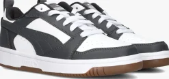 grijze puma lage sneakers rebound v6 lo jr