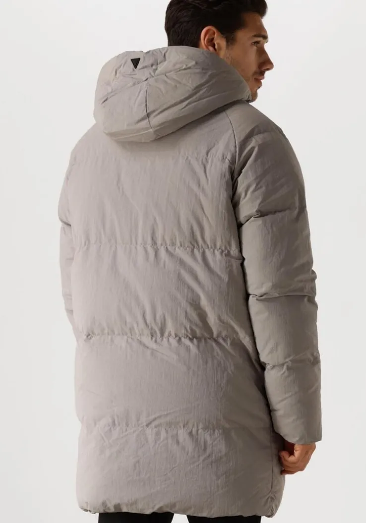 grijze pure path gewatteerde jas regular fit jackets padded405