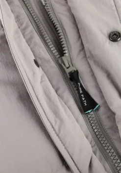 grijze pure path gewatteerde jas regular fit jackets padded405