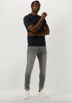 grijze pure path slim fit jeans w1225 the jone