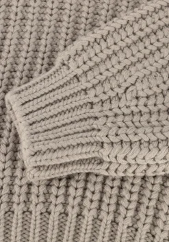 grijze quincy mae trui chuncky knit sweater