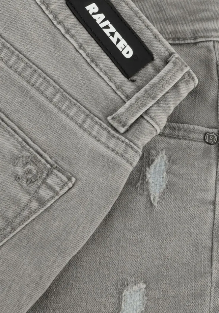 grijze raizzed jeans louisiana crafted