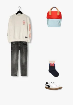 grijze raizzed slim fit jeans berlin