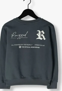 grijze raizzed sweater nile