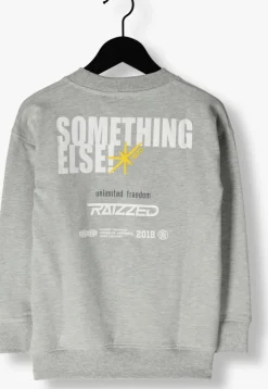 grijze raizzed sweater norwin