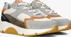 grijze red-rag lage sneakers 13897