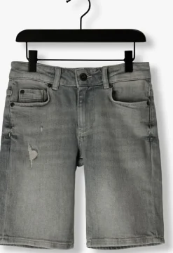 grijze rellix shorts denim short grey
