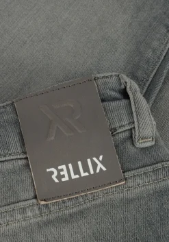 grijze rellix shorts denim short grey