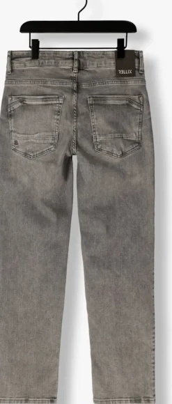 grijze rellix straight leg jeans 2615 straight wide fit jeans