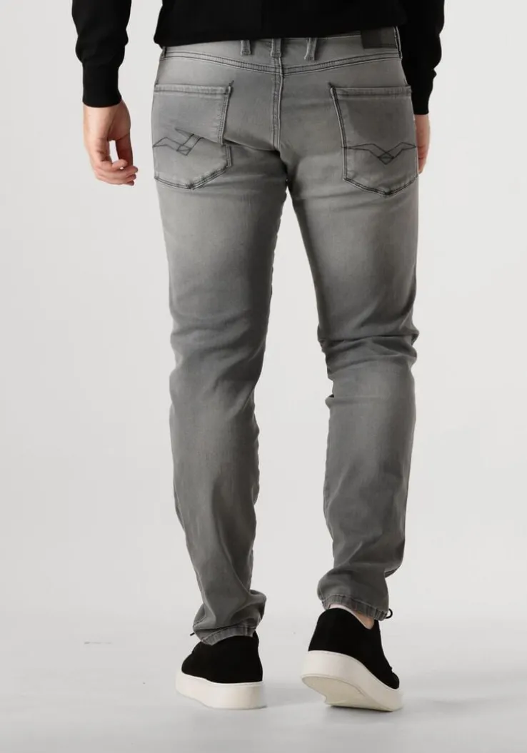 grijze replay slim fit jeans anbass pants