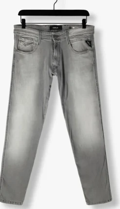 grijze replay slim fit jeans anbass pants