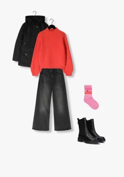 grijze retour straight leg jeans celeste