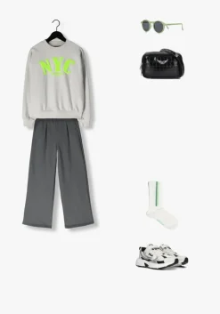 grijze retour wijde broek fanny