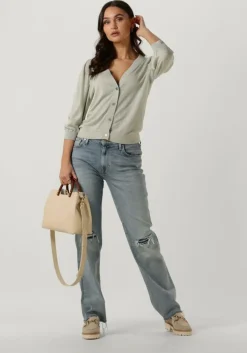 grijze ruby tuesday vest vester v neck cardigan