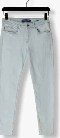 grijze scotch & soda skinny jeans bohemienne skinny jeans - the big chill