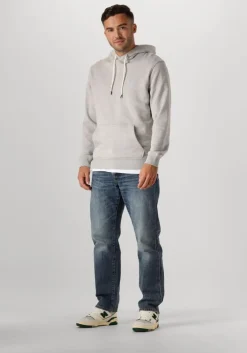 grijze scotch & soda truien/vesten logo hoodie