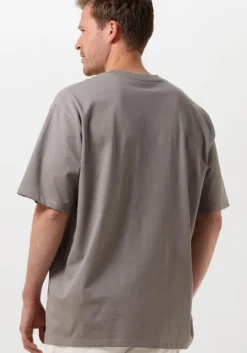 grijze scotch & soda t-shirt 3 crosses loose fit chest pocket t-shirt