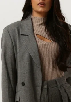 grijze second female blazer holsye blazer