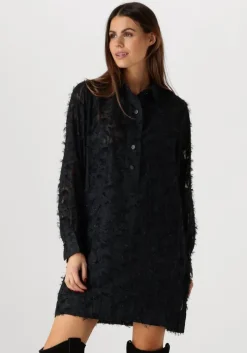 grijze second female mini jurk carey tunic dress