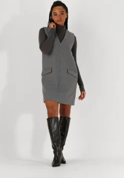 grijze second female mini jurk vall spencer dress