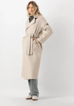 grijze second female trui ovalis knit t-neck