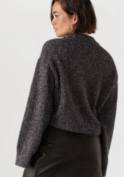grijze second female trui lamilla knit o-neck