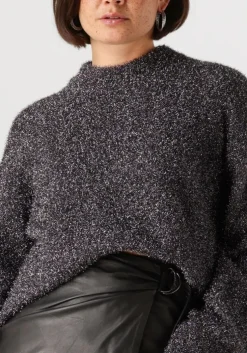 grijze second female trui lamilla knit o-neck