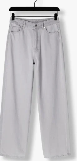 grijze second female wide jeans denira denim jeans
