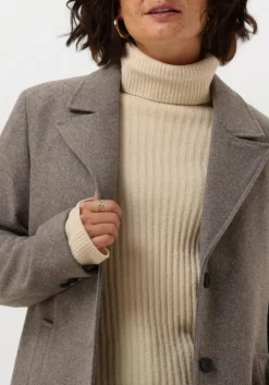 grijze selected femme mantel slfnew alma wool coat