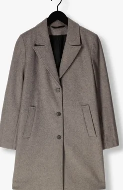 grijze selected femme mantel slfnew alma wool coat