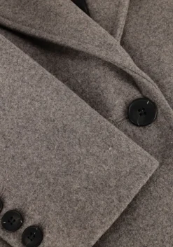 grijze selected femme mantel slfnew alma wool coat