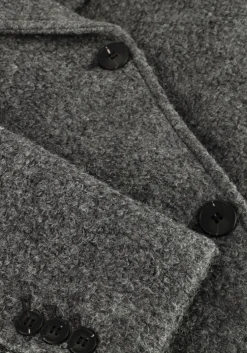 grijze selected femme mantel slfalma boucle lano jacket