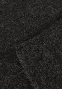 grijze selected femme top slflulu ss open back knit o-neck