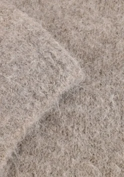 grijze selected femme trui slfgabella ls knit o-neck camp