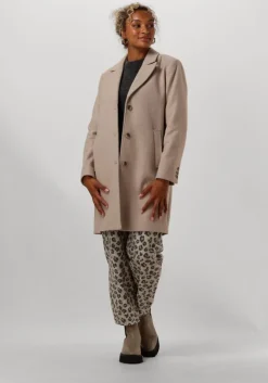 grijze selected femme trui slflulu ls structure knit o-neck