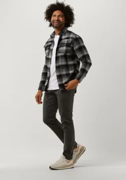 grijze selected homme chino slh175-slim new miles flex pant noos