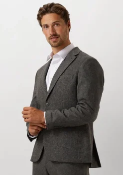 grijze selected homme colberts slhslim-reed wool blz