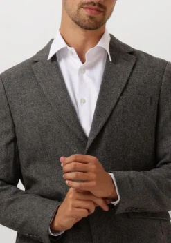 grijze selected homme colberts slhslim-reed wool blz