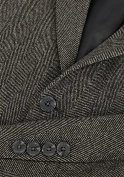 grijze selected homme colberts slhslim-reed wool blz