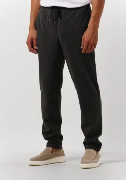 grijze selected homme joggingbroek slimtapered-selby sweat flex pant b