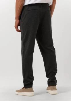 grijze selected homme joggingbroek slimtapered-selby sweat flex pant b